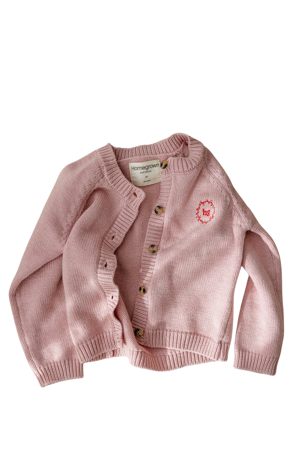 SALE Baby Cotton Cardigan in Pink