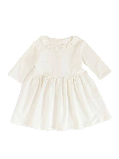 Pima Cotton Mary Dress  White- Kit James