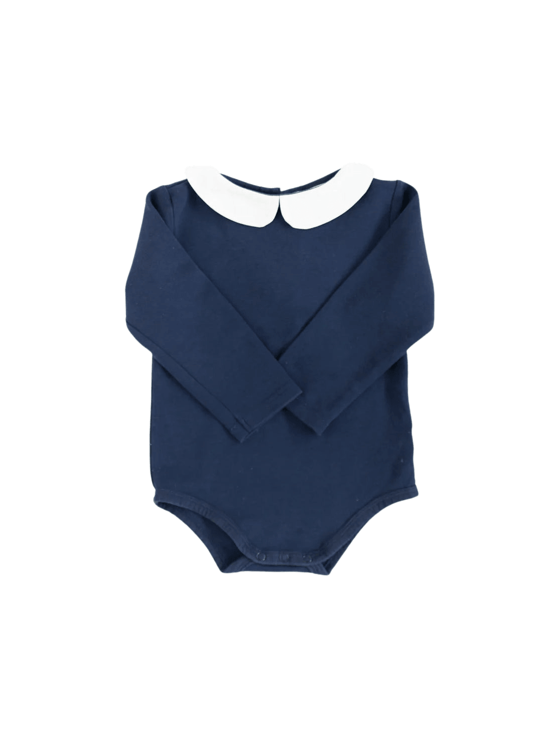 Pima Cotton Peter Pan Long Sleeve Bodysuit - Kit James